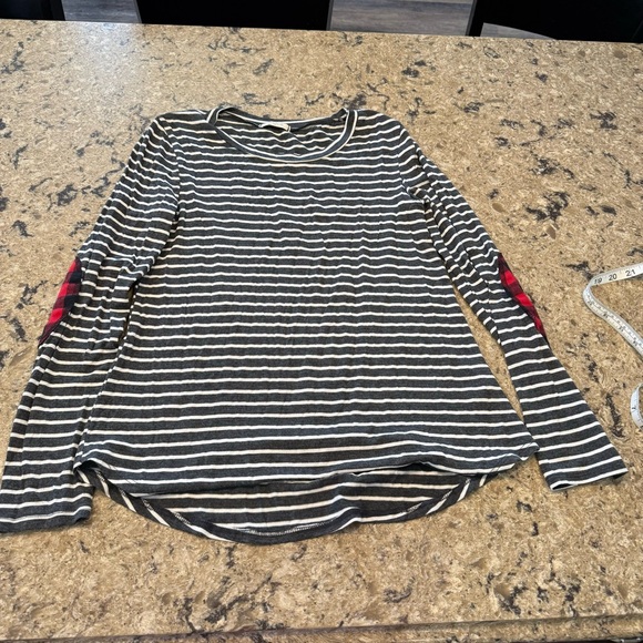 Grey striped tee - Picture 1 of 4